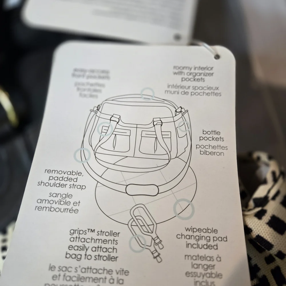 Black and White Women's Bag